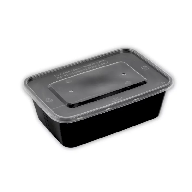 Barquette micro-ondable noir